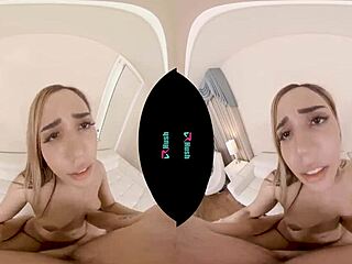 Alita Lee Rides Hard in Shaved Petite POV Action!