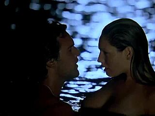 kelly brook appears nude in survival island beach movie scene