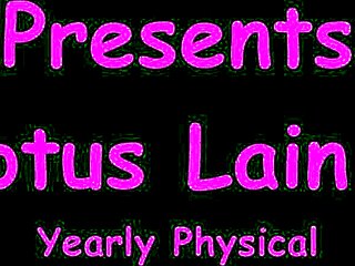 Lotus Lain Undergoes Yearly Checkup With Gloves And Speculum At Clinic