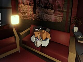 i face fucked a submissive catgirl on the couch, like reallly hard