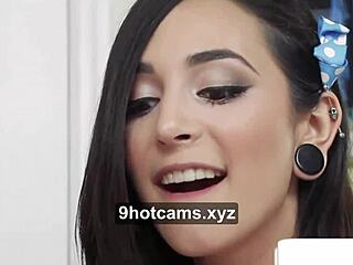 Young lady enjoys intense anal sex session