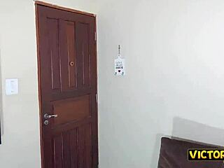 Found Brazilian brunette amateur on street and fucked her in Sao Paulo studio part 1