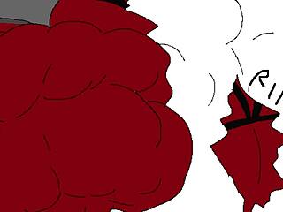 Wendy experiences intense muscle growth transformation with powerful bodybuilder physique