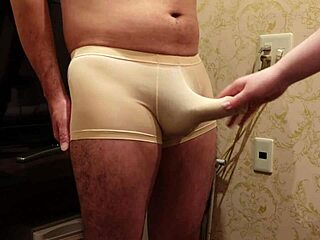 Oh man, that femdom bitch slapped my cock until I shot my cumshot load!