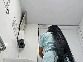 Amateur Camera Records Nurse In Doctor's Office Consultation