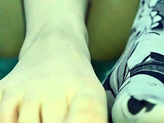 Casually sneaking into a room at night to enjoy toes and holes playfully