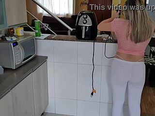 Latina temptress flaunts natural tits in fetish play