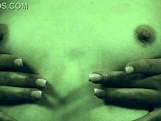 Why is Elizamar exploring her body so sensually? Isn't this vintage solo session intriguing?