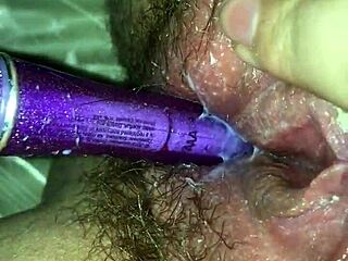Oh God, I Can't Stop Fucking My Hairy Pussy With This Vibrator In Part One