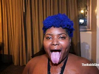 black rose makes a mess on godiva the slurp goddess in amateur interracial promo