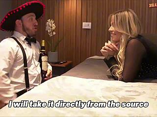 Blonde Latina Fucked by Dwarf Pitoco