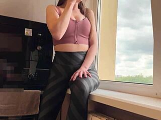 why not treat that guy with a deep blowjob and tight pussy ride? - russian amateur talks dirty with subtitles