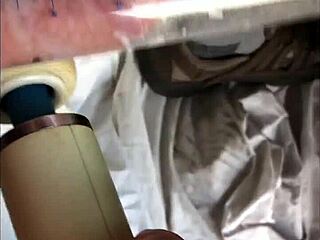 oh wow how does that vibrator make your soft cock cum so fast