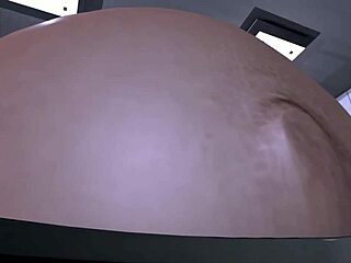 explosive brunette belly inflation action takes over with wild curves!