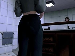 explosive brunette belly inflation action takes over with wild curves!