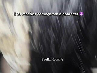 hey paolla, isn't this hotwife screaming with pleasure as the black lover with monster cock pounds her doggystyle in exotic interracial action?