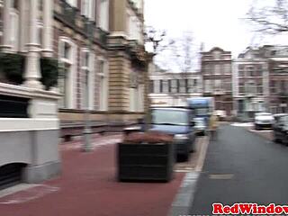 Emotional Rush As Dutch Hooker Feels Doggystyle Until Cumshot Bliss