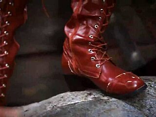 oh melina levels up riding that cock outdoors in cowgirl until creampie explodes inside