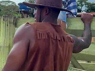 Hey, check out this hot homemade BBC action with a married boss hotwife getting fucked on the farm! 🔥🍆