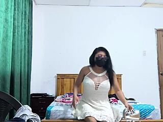 Hey busty executive, why choose that white dress to make sensual moves showing your beautiful vagina?