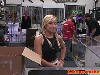 Pigtailed Teen 18+ PAWNEE Gets DOGGYSTYLED In Hidden POV Action