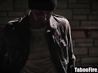 I Feel So Overwhelmed By Emotions As Slutty Teen 18+s Get Rough Threesome With Homeless Guy