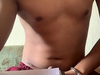 Maluma enjoys solo masturbation at home alone