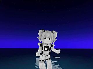 In a lively virtual scene, attractive animated figures perform a seductive dance revealing their curves and intimate areas.