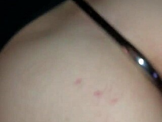 Intriguing huge dildo play with Mrs H in intense toy session