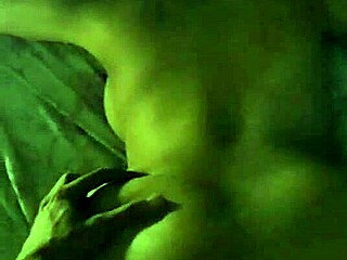 Brunette beauty bends over for big cock doggystyle pounding with natural small tits bouncing.