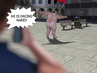 I feel so turned on watching Emma dance provocatively in public with her big ass and sexy moves like a wild prostitute.