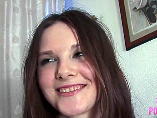 Sexy coed steva milks thick cock for cum facial while riding in cowgirl and doggystyle positions