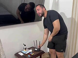 it was supposed to be just a quick fix but check out what happened with the married neighbor milf.