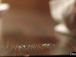 Bold Submissive Beauty Chanel Camryn Worships Dom's Cock. Intense Restaurant Encounter With Deepthroat And Anal.