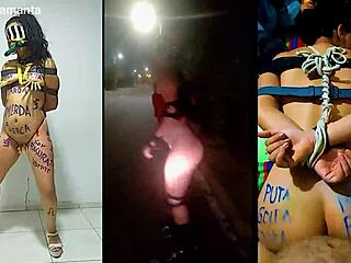 Exercising the slut samanta with bondage and fucking 😈🔗