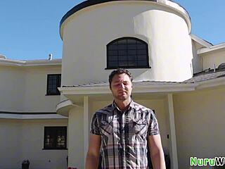 hey, wanna see me pour this slippery nuru gel all over our naked bodies? asks hot teen masseuse xxlayna marie to brad sterling.