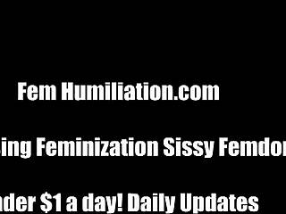 you look so much better dressed as a sissy in lingerie for femdom pov 😈