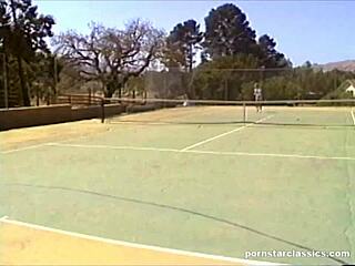 Big Tits Milf Sucks Cock And Gets Fingered In Classic Scene