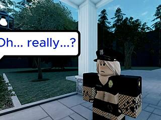 Oh Wow, Can This Cute Criminal Handle The Police Officer's Massive Monster Cock In Doggystyle?