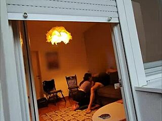 Step mom voyeurs as I suck husband's cock teasingly.