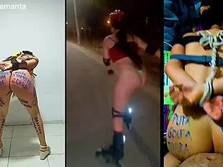 Exercising the slut samanta with bondage and fucking 😈🔗