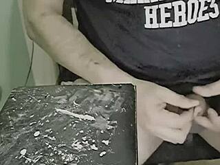 Descriptive Curvy exhibitionist pornstar masturbates solo in bedroom. Flashing fat body uncensored and crazy.