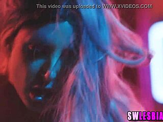 The Lesbians With Huge Tits Lick Pussy Passionately