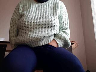 i riskily masturbate with passionate moans at my office workplace until intense orgasm hits