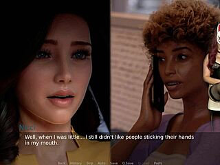 BIG TITS MILF TEACHER IN CORSET AND STOCKINGS DOMINATES IN COSPLAY GAME!