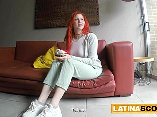 I Feel So Aroused by This Hot Colombian Redhead Getting Stripped and Dominated