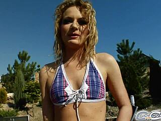 cum for cover: five facial cumshots make this blonde happy in blowbang group action 😘💦