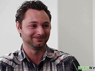 hey, wanna see me pour this slippery nuru gel all over our naked bodies? asks hot teen masseuse xxlayna marie to brad sterling.