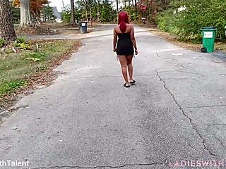 Pretty Impala Outdoor Adventure in Sexy Dress