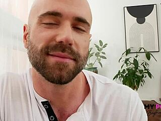 Tattooed muscular Danny Steele fingers and fucks in dirty talk pov as hot boyfriend roleplay